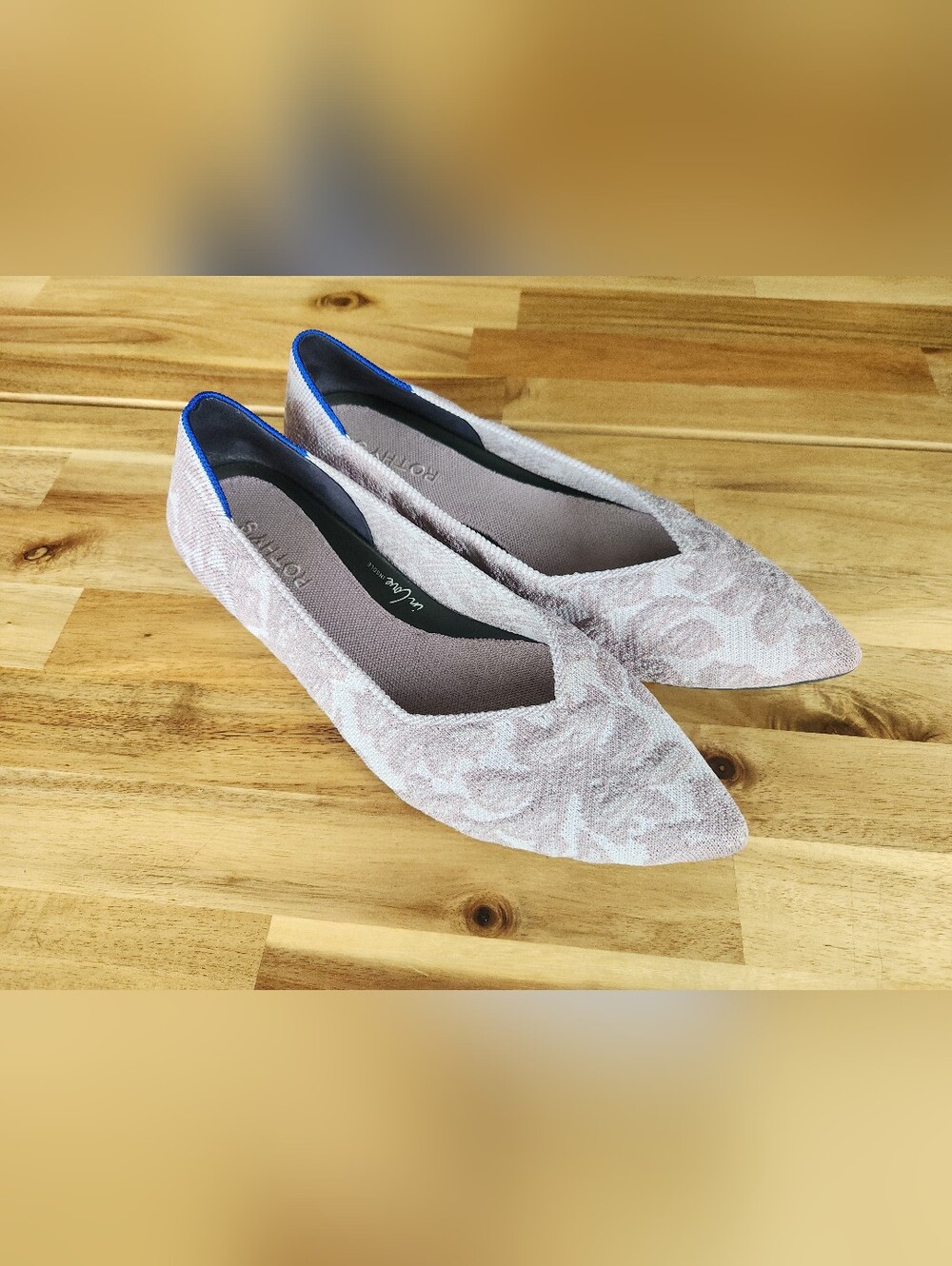 Rothys The Point II in Lilac Chantilly